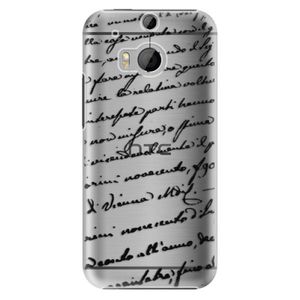 Plastové puzdro iSaprio - Handwriting 01 - black - HTC One M8 vyobraziť