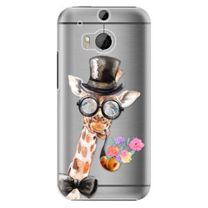 Plastové puzdro iSaprio - Sir Giraffe - HTC One M8 vyobraziť