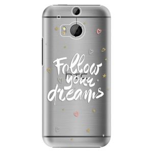 Plastové puzdro iSaprio - Follow Your Dreams - white - HTC One M8 vyobraziť