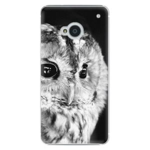 Plastové puzdro iSaprio - BW Owl - HTC One M7 vyobraziť