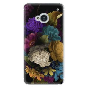Plastové puzdro iSaprio - Dark Flowers - HTC One M7 vyobraziť