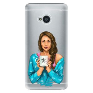 Plastové puzdro iSaprio - Coffe Now - Brunette - HTC One M7 vyobraziť