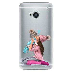 Plastové puzdro iSaprio - Kissing Mom - Brunette and Boy - HTC One M7 vyobraziť