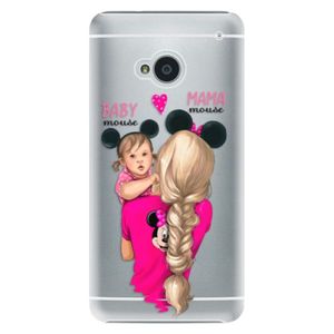 Plastové puzdro iSaprio - Mama Mouse Blond and Girl - HTC One M7 vyobraziť