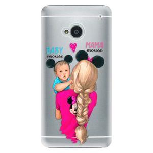 Plastové puzdro iSaprio - Mama Mouse Blonde and Boy - HTC One M7 vyobraziť