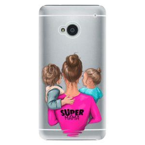 Plastové puzdro iSaprio - Super Mama - Boy and Girl - HTC One M7 vyobraziť