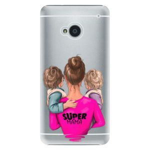 Plastové puzdro iSaprio - Super Mama - Two Boys - HTC One M7 vyobraziť