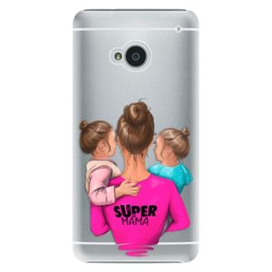 Plastové puzdro iSaprio - Super Mama - Two Girls - HTC One M7 vyobraziť