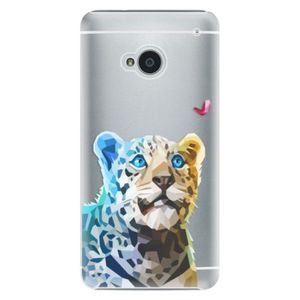 Plastové puzdro iSaprio - Leopard With Butterfly - HTC One M7 vyobraziť