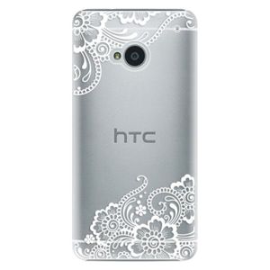 Plastové puzdro iSaprio - White Lace 02 - HTC One M7 vyobraziť
