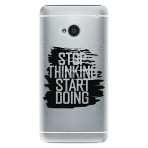 Plastové puzdro iSaprio - Start Doing - black - HTC One M7 vyobraziť
