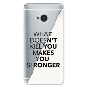 Plastové puzdro iSaprio - Makes You Stronger - HTC One M7 vyobraziť