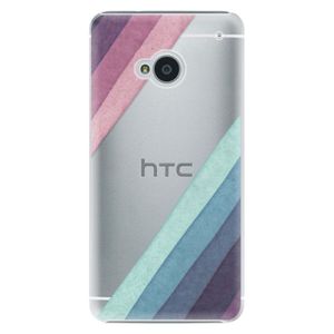 Plastové puzdro iSaprio - Glitter Stripes 01 - HTC One M7 vyobraziť