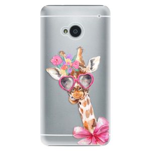 Plastové puzdro iSaprio - Lady Giraffe - HTC One M7 vyobraziť