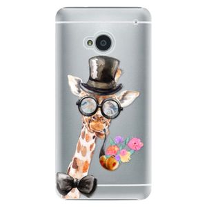 Plastové puzdro iSaprio - Sir Giraffe - HTC One M7 vyobraziť