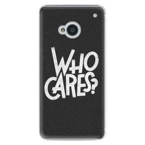 Plastové puzdro iSaprio - Who Cares - HTC One M7 vyobraziť