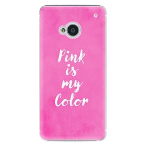 Plastové puzdro iSaprio - Pink is my color - HTC One M7 vyobraziť