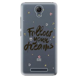 Plastové puzdro iSaprio - Follow Your Dreams - black - Xiaomi Redmi Note 2 vyobraziť