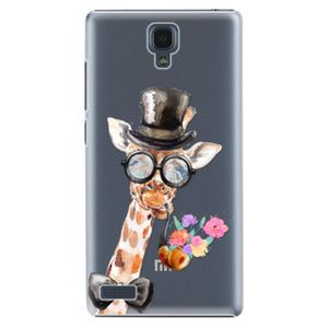 Plastové puzdro iSaprio - Sir Giraffe - Xiaomi Redmi Note vyobraziť