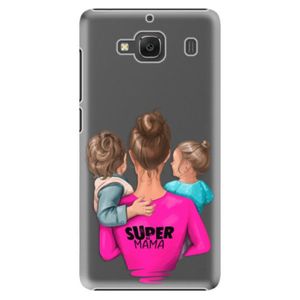 Plastové puzdro iSaprio - Super Mama - Boy and Girl - Xiaomi Redmi 2 vyobraziť