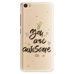 Plastové puzdro iSaprio - You Are Awesome - black - Xiaomi Mi5 vyobraziť