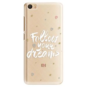 Plastové puzdro iSaprio - Follow Your Dreams - white - Xiaomi Mi5 vyobraziť