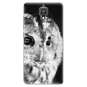 Plastové puzdro iSaprio - BW Owl - Xiaomi Mi4 vyobraziť