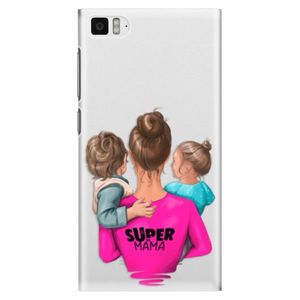 Plastové puzdro iSaprio - Super Mama - Boy and Girl - Xiaomi Mi3 vyobraziť