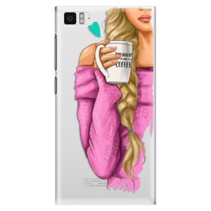 Plastové puzdro iSaprio - My Coffe and Blond Girl - Xiaomi Mi3 vyobraziť