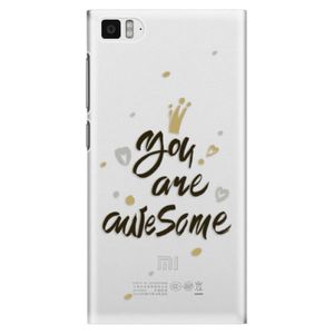 Plastové puzdro iSaprio - You Are Awesome - black - Xiaomi Mi3 vyobraziť