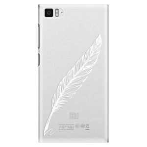 Plastové puzdro iSaprio - Writing By Feather - white - Xiaomi Mi3 vyobraziť