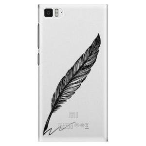 Plastové puzdro iSaprio - Writing By Feather - black - Xiaomi Mi3 vyobraziť