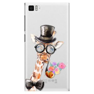 Plastové puzdro iSaprio - Sir Giraffe - Xiaomi Mi3 vyobraziť