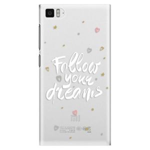 Plastové puzdro iSaprio - Follow Your Dreams - white - Xiaomi Mi3 vyobraziť
