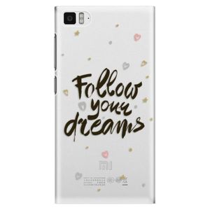 Plastové puzdro iSaprio - Follow Your Dreams - black - Xiaomi Mi3 vyobraziť