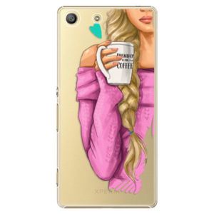 Plastové puzdro iSaprio - My Coffe and Blond Girl - Sony Xperia M5 vyobraziť