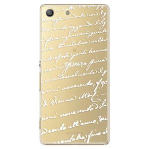 Plastové puzdro iSaprio - Handwriting 01 - white - Sony Xperia M5 vyobraziť