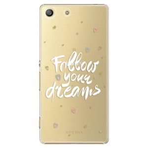 Plastové puzdro iSaprio - Follow Your Dreams - white - Sony Xperia M5 vyobraziť