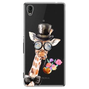 Plastové puzdro iSaprio - Sir Giraffe - Sony Xperia M4 vyobraziť