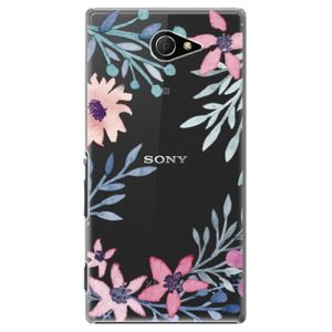 Plastové puzdro iSaprio - Leaves and Flowers - Sony Xperia M2 vyobraziť