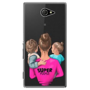 Plastové puzdro iSaprio - Super Mama - Boy and Girl - Sony Xperia M2 vyobraziť