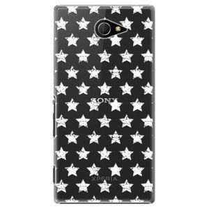 Plastové puzdro iSaprio - Stars Pattern - white - Sony Xperia M2 vyobraziť