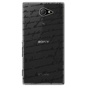 Plastové puzdro iSaprio - Handwriting 01 - black - Sony Xperia M2 vyobraziť