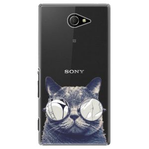 Plastové puzdro iSaprio - Crazy Cat 01 - Sony Xperia M2 vyobraziť