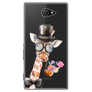 Plastové puzdro iSaprio - Sir Giraffe - Sony Xperia M2 vyobraziť