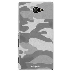 Plastové puzdro iSaprio - Gray Camuflage 02 - Sony Xperia M2 vyobraziť