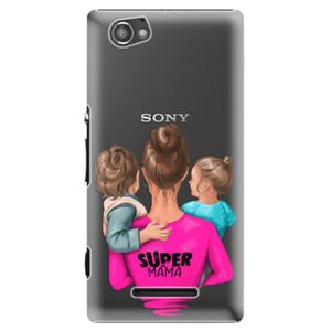 Plastové puzdro iSaprio - Super Mama - Boy and Girl - Sony Xperia M vyobraziť