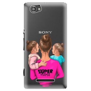 Plastové puzdro iSaprio - Super Mama - Two Girls - Sony Xperia M vyobraziť