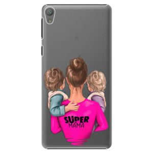 Plastové puzdro iSaprio - Super Mama - Two Boys - Sony Xperia E5 vyobraziť