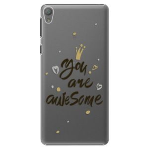 Plastové puzdro iSaprio - You Are Awesome - black - Sony Xperia E5 vyobraziť